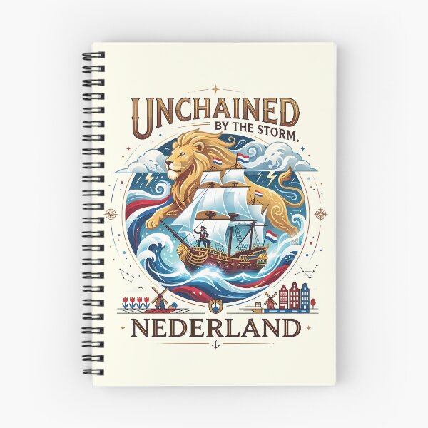 Item preview, Netherlands Flying Dutchman Ship Lion Design designed and sold by VoidAnimeStudio.