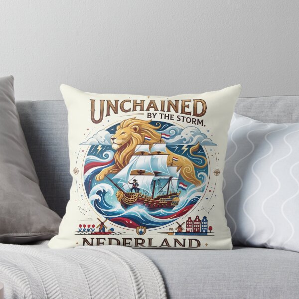 Item preview, Netherlands Flying Dutchman Ship Lion Design designed and sold by VoidAnimeStudio.
