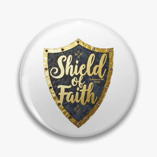 Item preview, Shield of Faith Christian Design | Armor of God Scripture | Ephesians 6 Faith Artwork | Christian Merch | Church Merch | Bible Gift designed and sold by PeacefulD-signs.