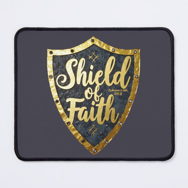 Item preview, Shield of Faith Christian Design | Armor of God Scripture | Ephesians 6 Faith Artwork | Christian Merch | Church Merch | Bible Gift designed and sold by PeacefulD-signs.