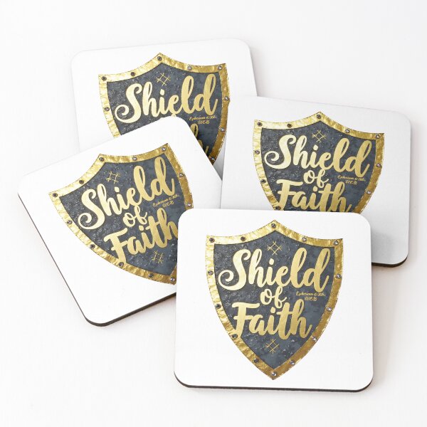 Item preview, Shield of Faith Christian Design | Armor of God Scripture | Ephesians 6 Faith Artwork | Christian Merch | Church Merch | Bible Gift designed and sold by PeacefulD-signs.