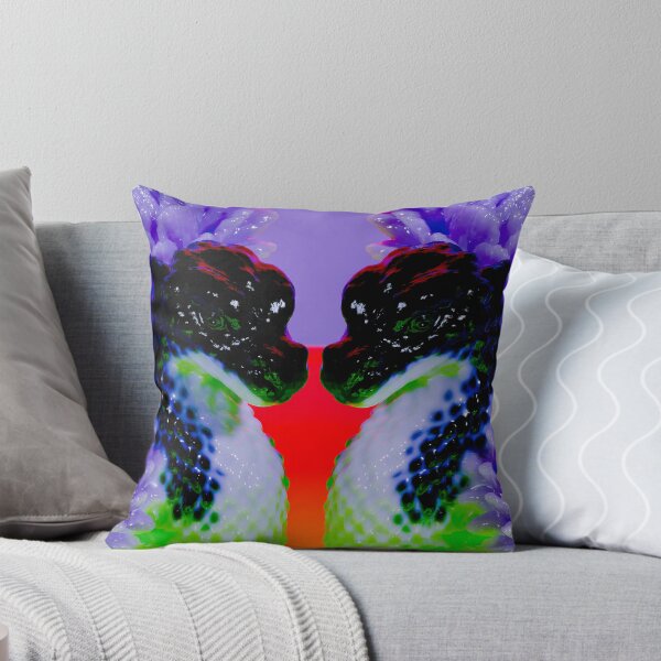 Item preview, Mirrored Neon Dragons In Bloom designed and sold by bubblegoth.