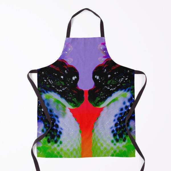 Item preview, Mirrored Neon Dragons In Bloom designed and sold by bubblegoth.