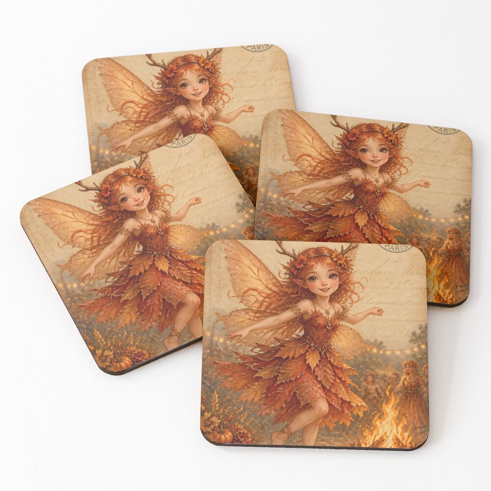 Item preview, Coasters (Set of 4) designed and sold by FaeCoreStudio.