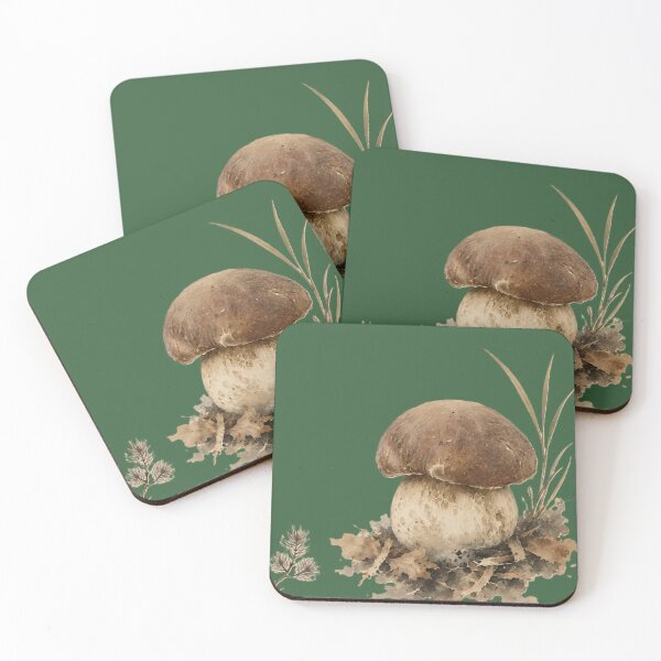 Item preview, Wild Porcini Woodland Watercolor designed and sold by 63Hotpeppers.