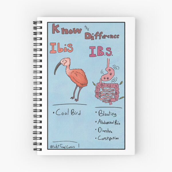 Item preview, IBS and Ibis  designed and sold by WetTowelComics.