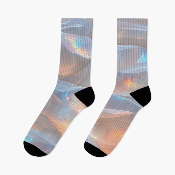 Item preview, Glowing Crystal Ice Abstract Low Poly Geometric Waves designed and sold by Aimaniia666.