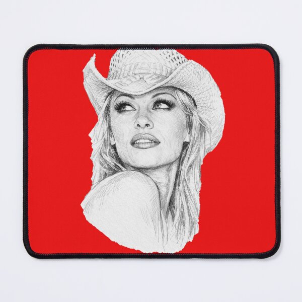 Item preview, P:A:Retro 90s cowgirl pencil sketch - Vintage blonde icon sticker graphic designed and sold by Bela Ambrus.