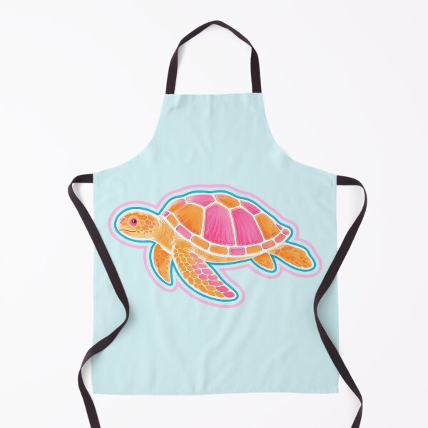Item preview, Pink Sea Turtle Art Print | Vibrant Tropical Ocean Illustration | Coastal Beach Wall Art designed and sold by vitag.