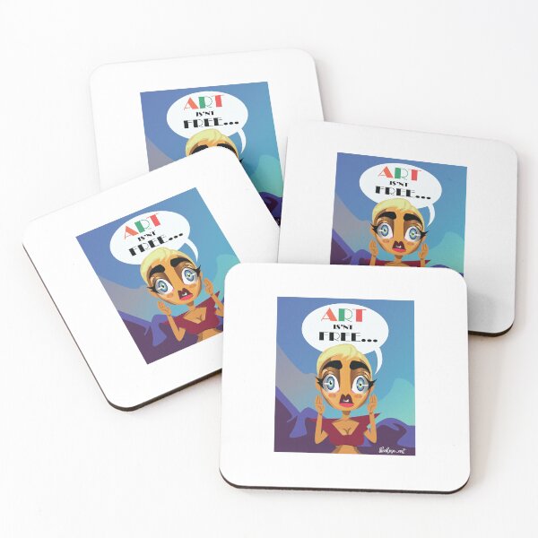 Item preview, Art isn't free print  designed and sold by theokosaart.