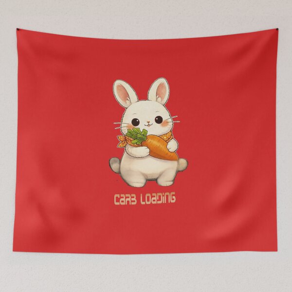 Item preview, cute rabbit carbs loading designed and sold by  Mudikeys.