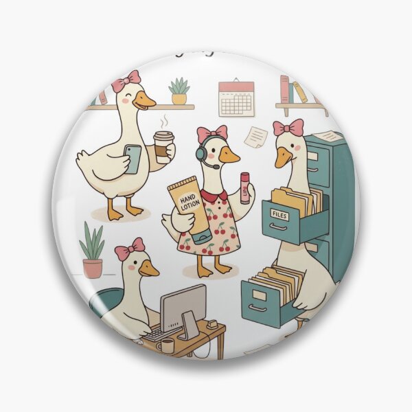 Item preview, Just Doing My Admin Stuff Funny Geese Office Worker designed and sold by HamadaArtivio1.