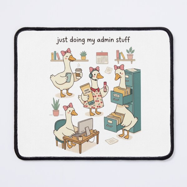 Item preview, Just Doing My Admin Stuff Funny Geese Office Worker designed and sold by HamadaArtivio1.