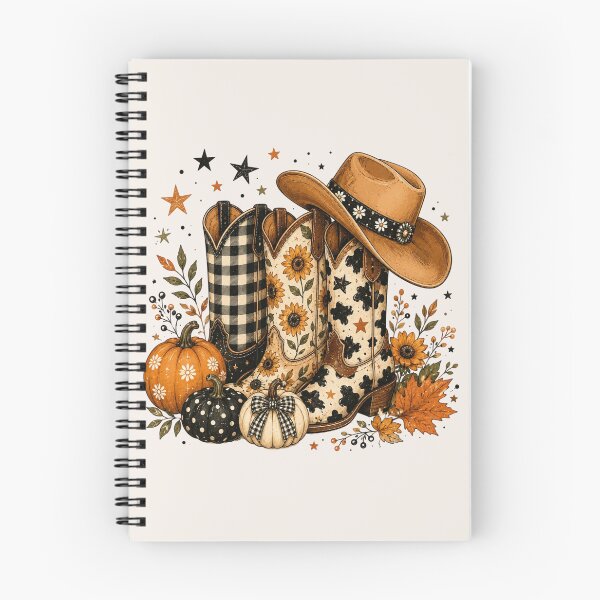 Item preview, Cowboy Boots Checkered Fall, Fall Pumpkin, Polka Dots Fall, Western Cowgirl Autumn designed and sold by Sprinkle12345.