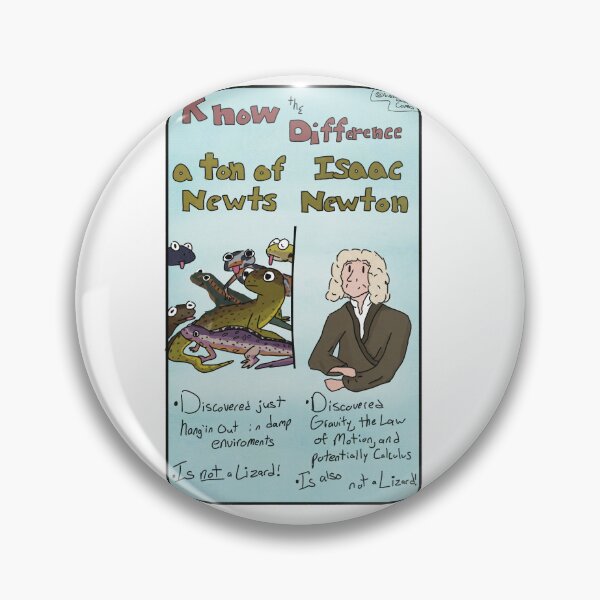 Item preview, Isaac Newton or a Ton of Newts? designed and sold by WetTowelComics.