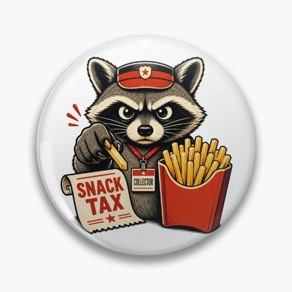 Item preview, Funny Raccoon French Fry Thief designed and sold by Gentlestate.