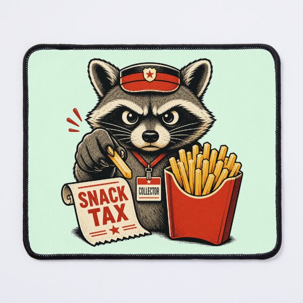 Item preview, Funny Raccoon French Fry Thief designed and sold by Gentlestate.