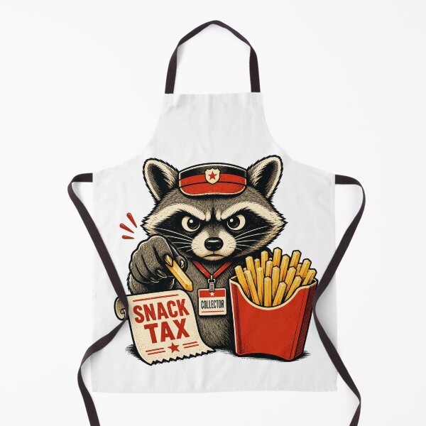 Item preview, Funny Raccoon French Fry Thief designed and sold by Gentlestate.