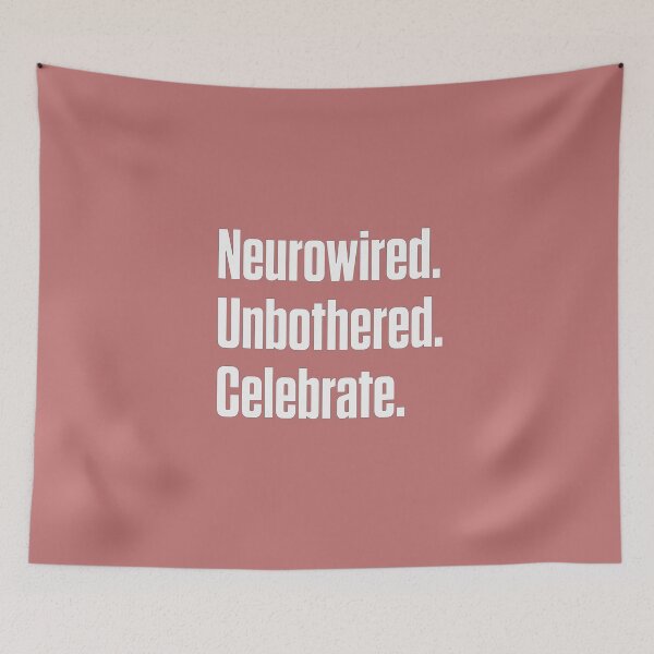 Item preview, Neurowired Unbothered Celebrate Neurodivergent ND Pride designed and sold by Notty DOT.