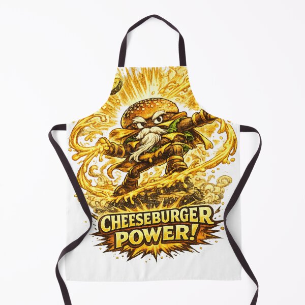 Item preview, Cheeseburger Power Super Hero Burger Vintage Graphic designed and sold by irfanshikh.