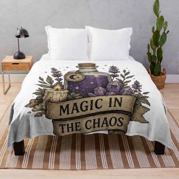 Item preview, Magic In The Chaos Witch Potion | Mystical Crystal Cottagecore Art designed and sold by RidaSalArt.
