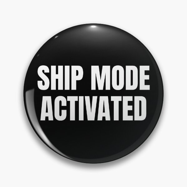 Item preview, Ship Mode Activated (White) designed and sold by ShipCrewNation.
