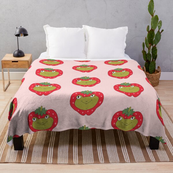Item preview, Strawberry Head Frog (Red) designed and sold by yellowflowerhut.