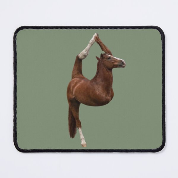 Item preview, Cursed Single Flexible Horse Meme designed and sold by CamilasPrints.