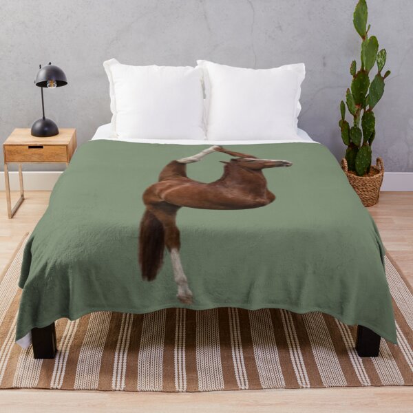 Item preview, Cursed Single Flexible Horse Meme designed and sold by CamilasPrints.