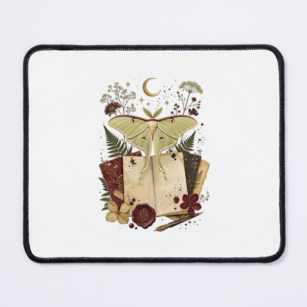 Item preview, Moon Moth Love Letter Poetcore Illustration designed and sold by moni50.