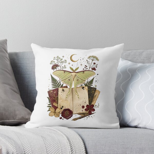 Item preview, Moon Moth Love Letter Poetcore Illustration designed and sold by moni50.
