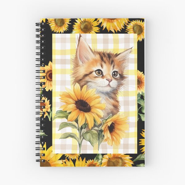 Item preview, Sunflowers and Kittens designed and sold by MountainRoisin.