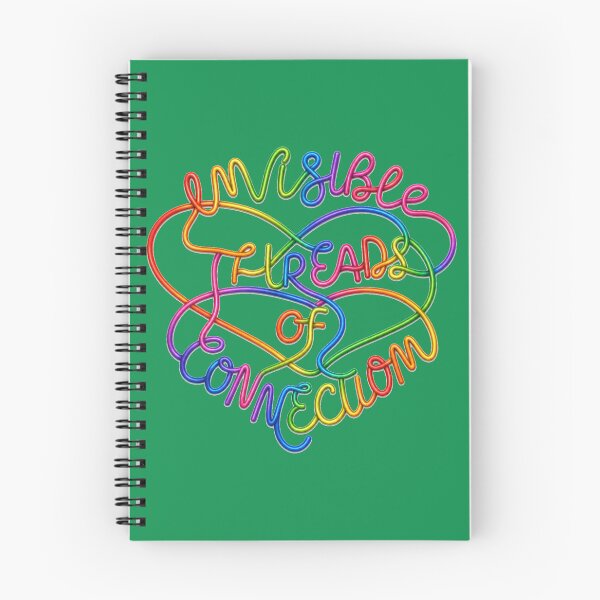 Item preview, Invisible Threads of Connection – Rainbow Typography Art designed and sold by puzzell.