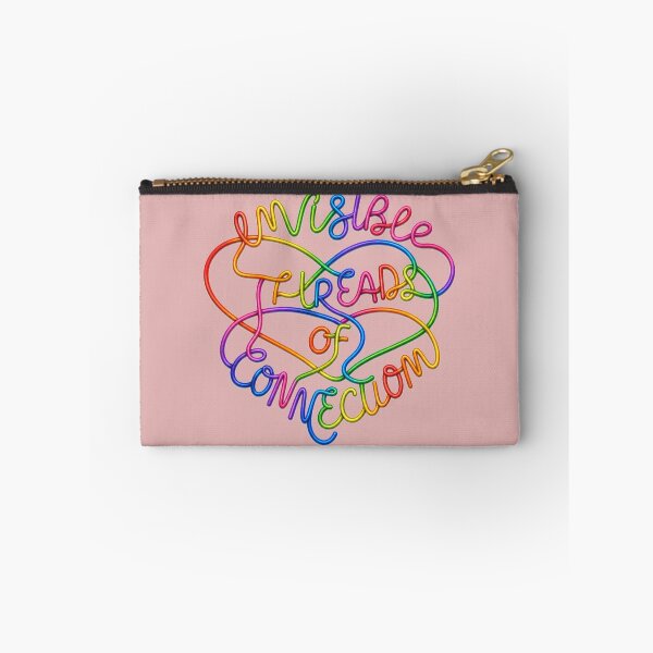 Item preview, Invisible Threads of Connection – Rainbow Typography Art designed and sold by puzzell.