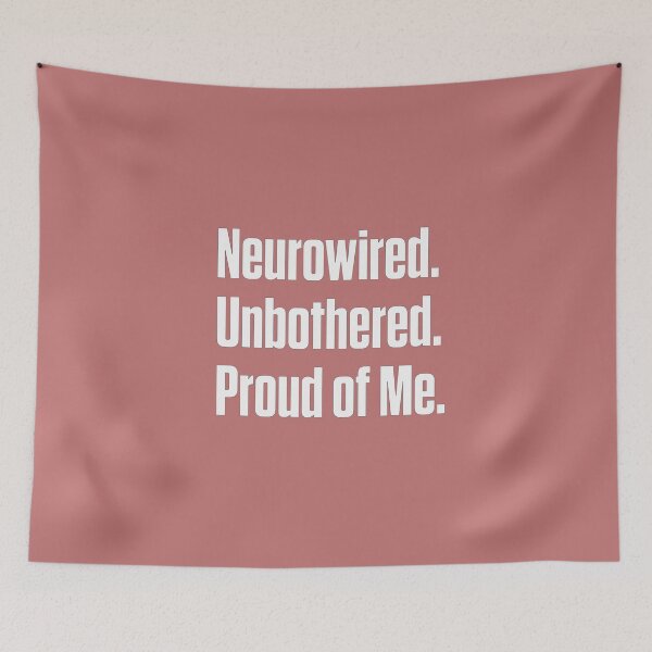 Item preview, Neurowired Unbothered Proud Neurodivergent ND Pride designed and sold by Notty DOT.