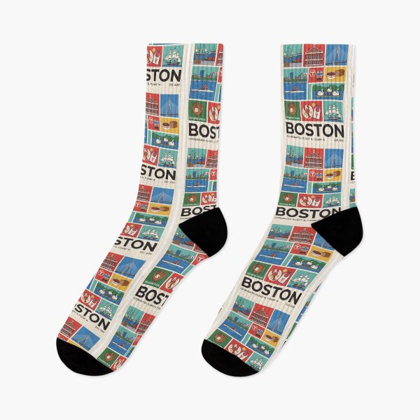 Artikelvorschau, Boston, Massachusetts – Stadtsymbole-Reisecollage entworfen und verkauft von FrankOliver.