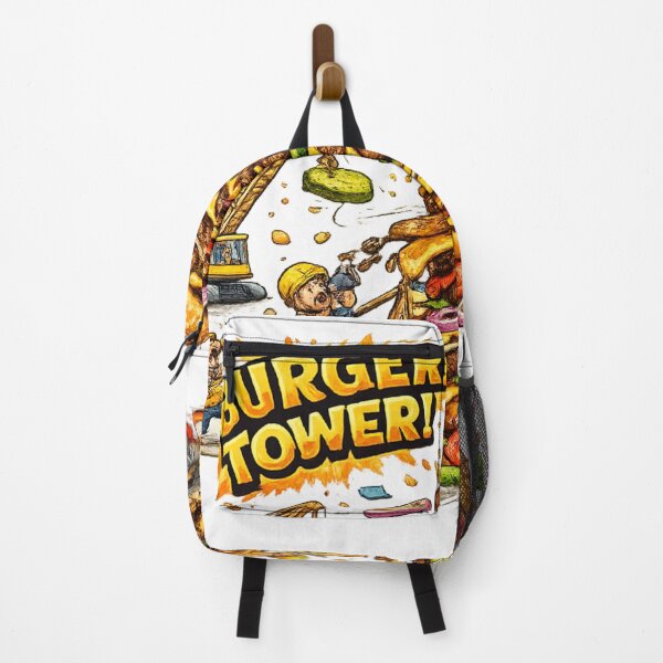 Item preview, Burger Tower Giant Cheeseburger Construction Funny Graphic designed and sold by irfanshikh.