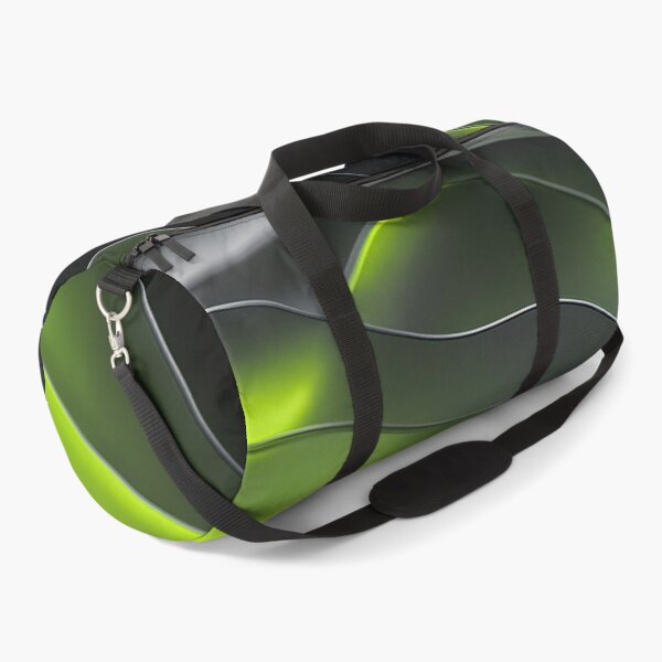 Item preview, Futuristic Cyberpunk Neon Green and Dark Metallic Waves designed and sold by Aimaniia666.