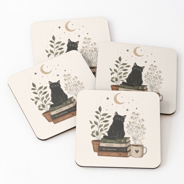 Item preview, Black Cat Cozy Reading Corner designed and sold by Nordova.
