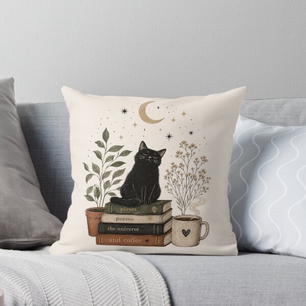 Item preview, Black Cat Cozy Reading Corner designed and sold by Nordova.
