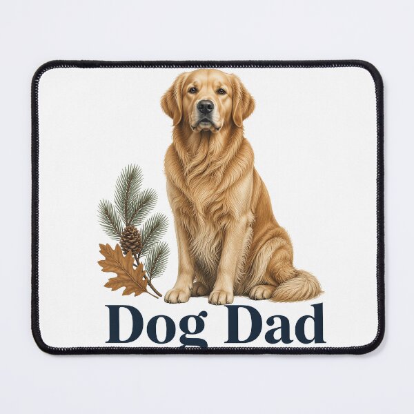 Item preview, Dog Dad Golden Retriever Design designed and sold by PawsPositive.