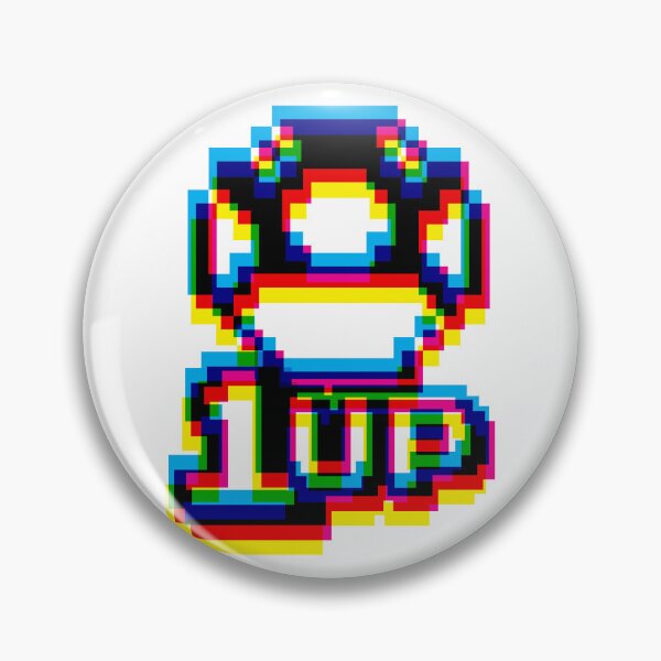 Item preview, 1up Mushroom Glitch 2 designed and sold by animinimal.