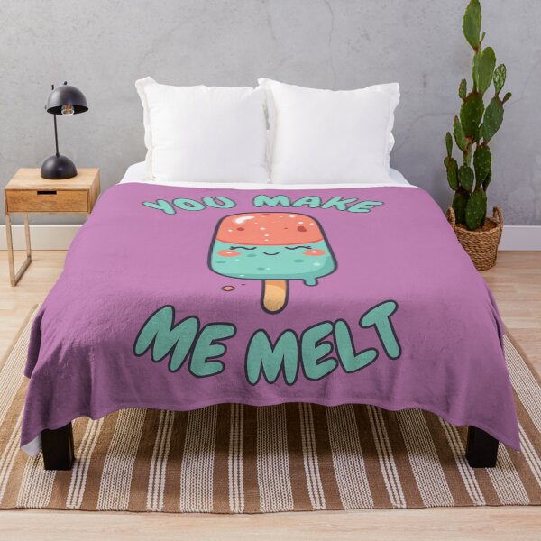 Item preview, You Make Me Melt Cute Popsicle Romantic Summer Design designed and sold by The Fine Print by BassAddict.