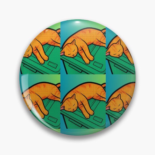 Item preview, Retro Orange Cat Pop Art designed and sold by UltarOutfit.