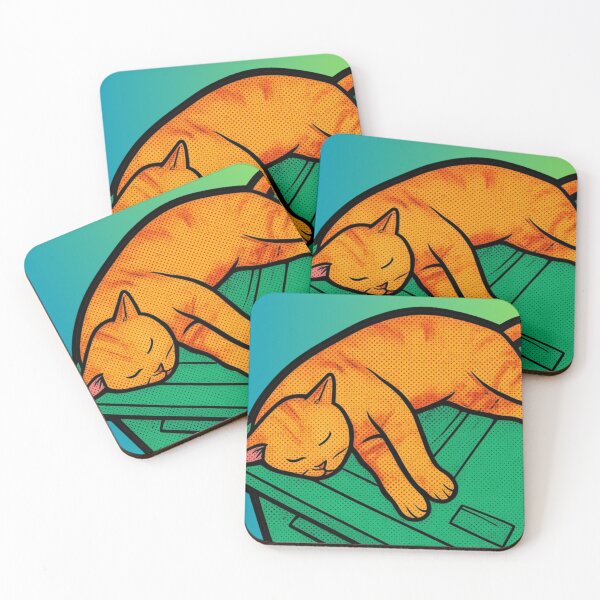 Item preview, Retro Orange Cat Pop Art designed and sold by UltarOutfit.
