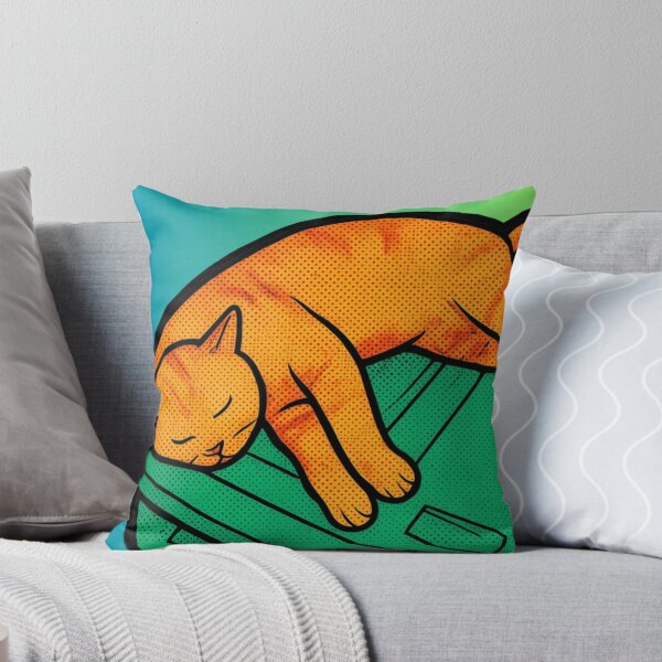 Item preview, Retro Orange Cat Pop Art designed and sold by UltarOutfit.