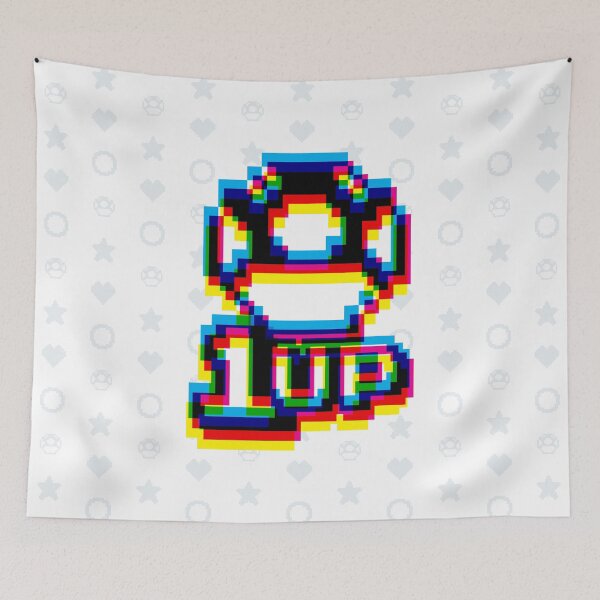Item preview, 1up Mushroom Glitch 2 designed and sold by animinimal.