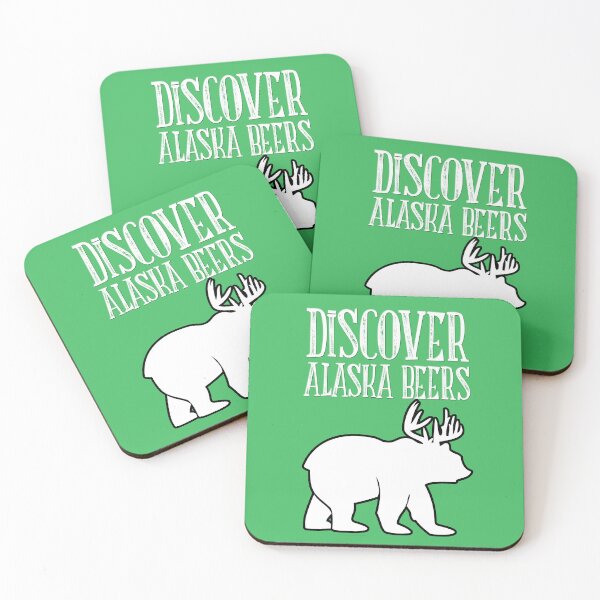 Item preview, Discover Alaska Beers (Bear + Deer = Beer) designed and sold by AlaskaExtreme.