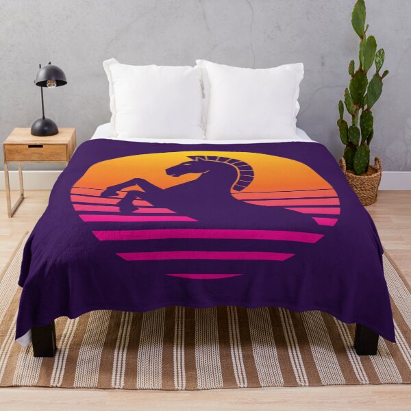 Item preview, Synthwave Sunset Trojan Horse designed and sold by avperth.