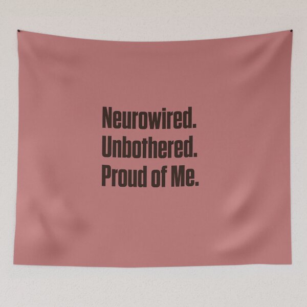 Item preview, Neurowired Unbothered Proud Neurodivergent ND Pride designed and sold by Notty DOT.